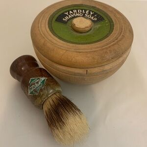 1950s Yardley Shaving Soap and Brush